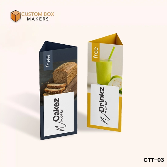 custom table tents at wholesale rate