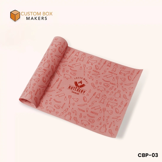 butcher paper with logor