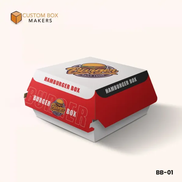 burger boxes with logo
