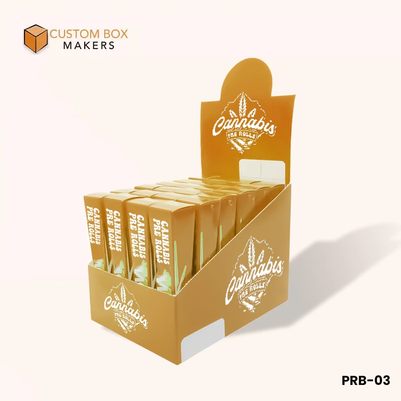 CBD pre roll counter display