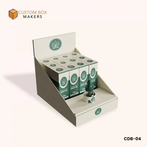CBD display with logo