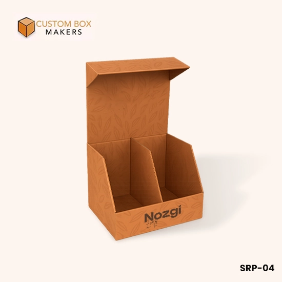 shelf ready box with logo