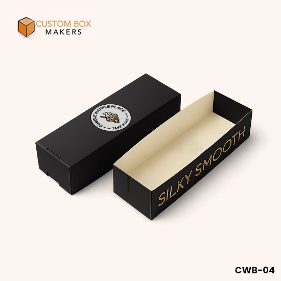 printed waffle boxes