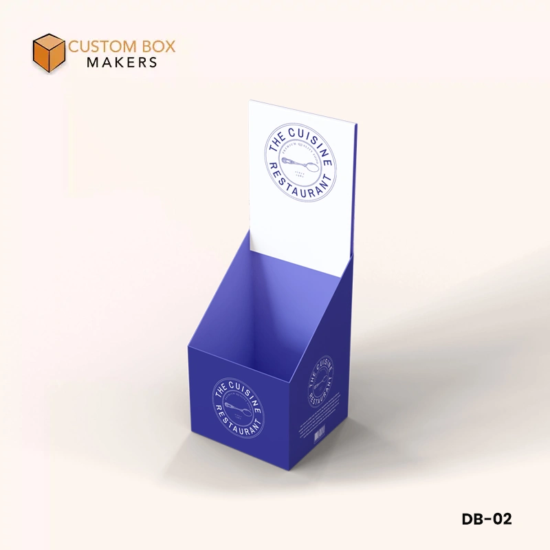 printed display box with logo