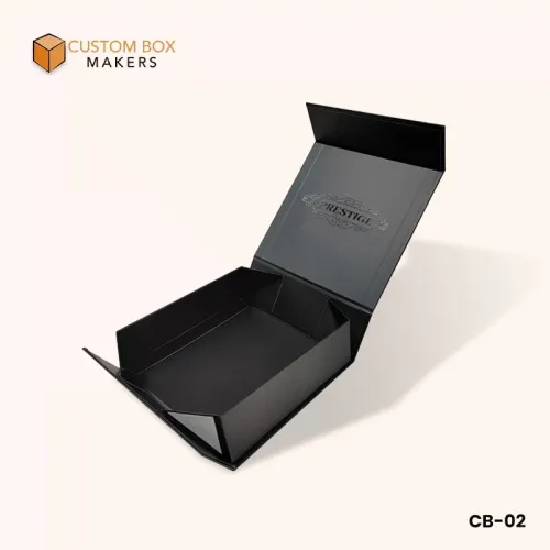 collapsible rigid box with logo