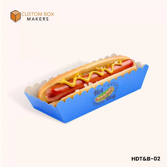 pritned hot dog tray