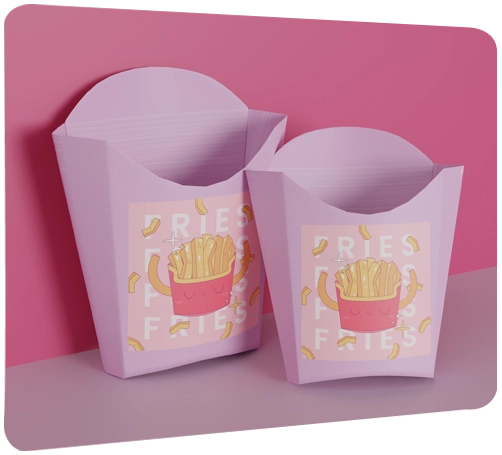 french boxes with logo