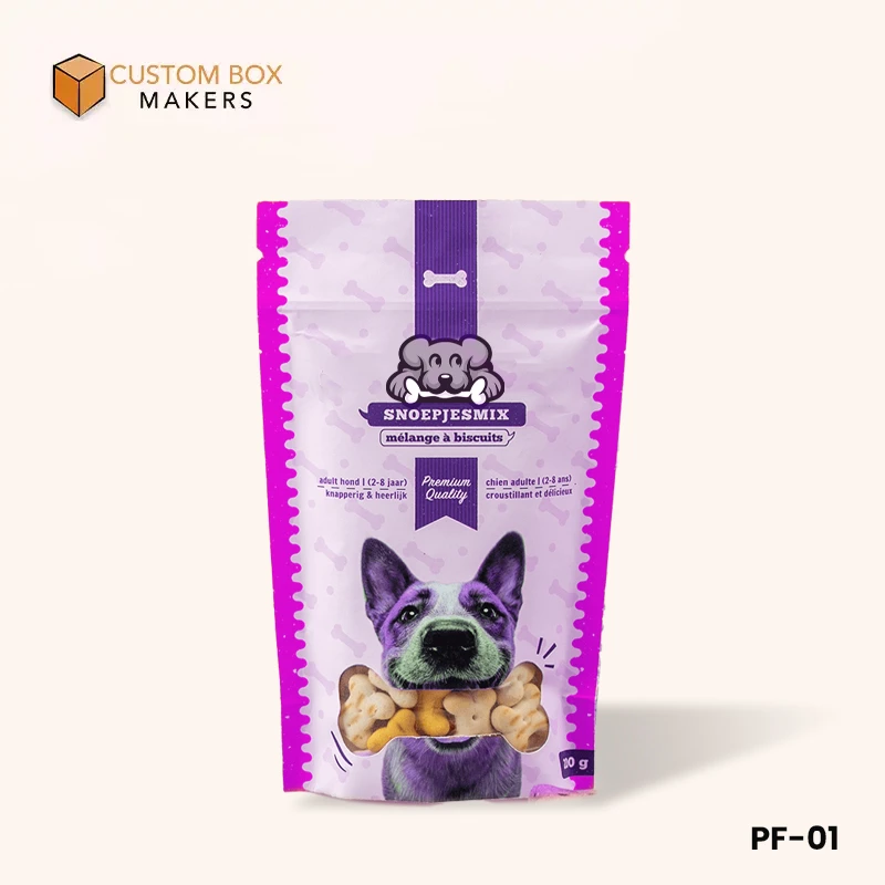 custom pet food packaging bag