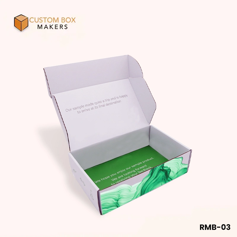 mailer box with inside and outside printing