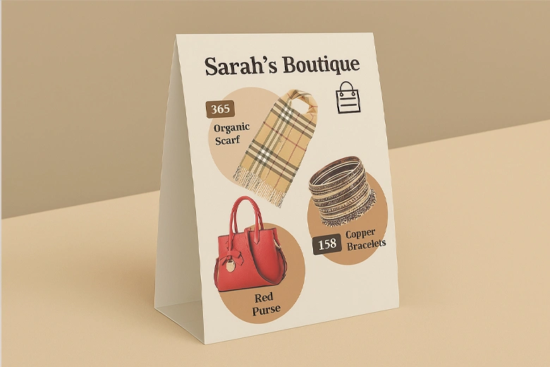 table tents for retail