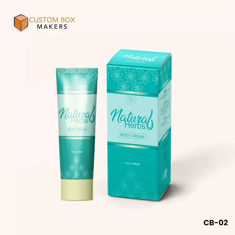 printed cream box packaging