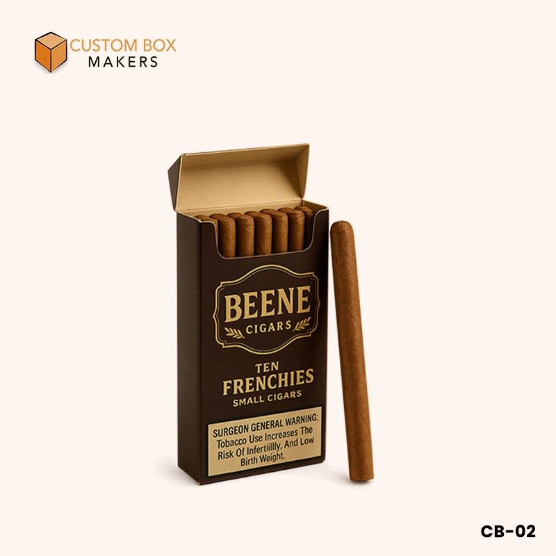 cigar box in kraft material