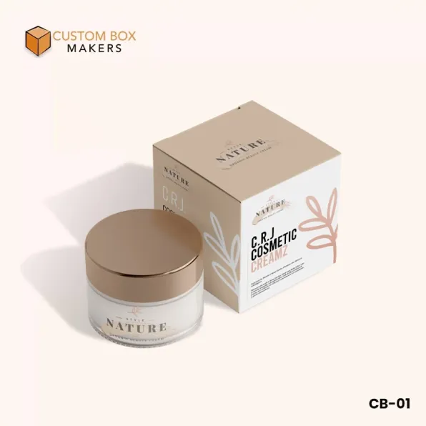 custom cream packaging boxes