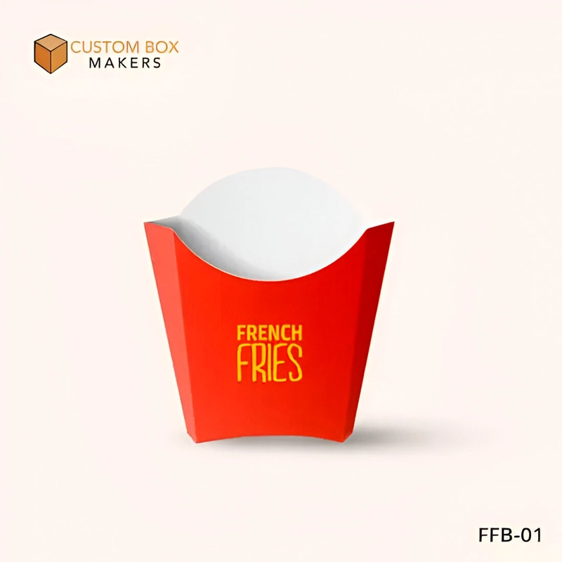 french fries box with logo