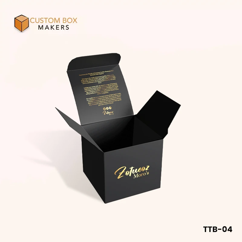 tuck top box with logo