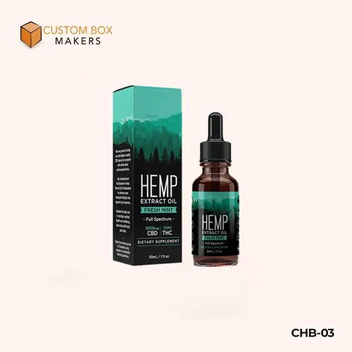 printed hemp box packaging