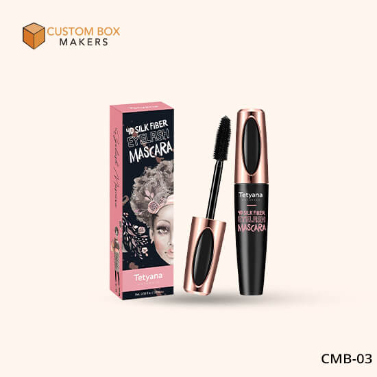 luxury mascara packaging box with logo