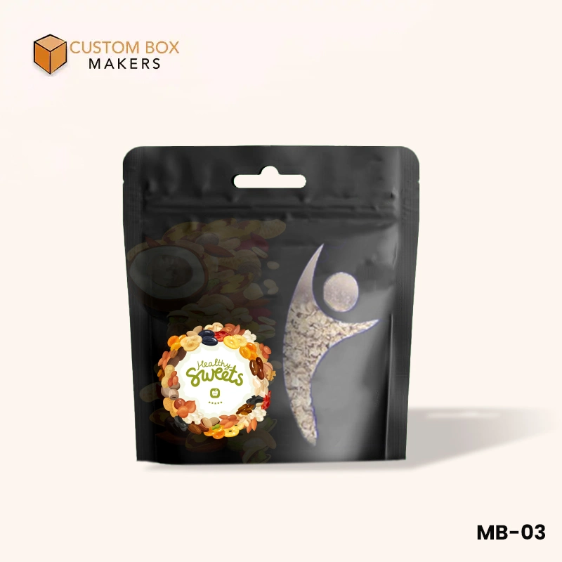 mylar bag with window