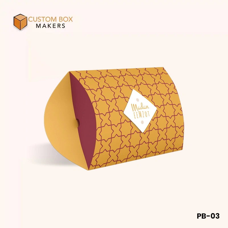 pillow box with logo