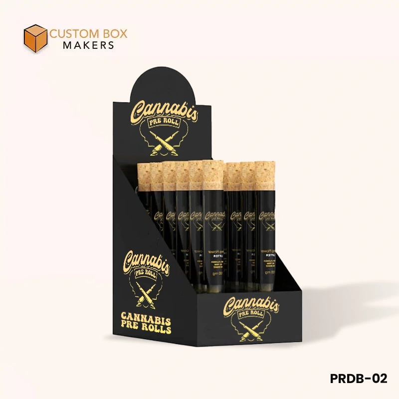 pre roll display boxes with logo