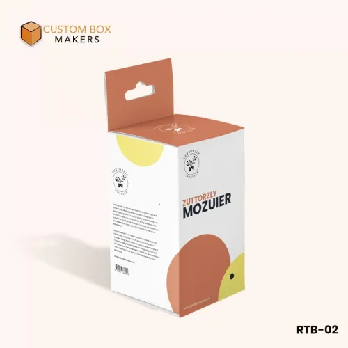 reverse tuck end box with wall hanging hole