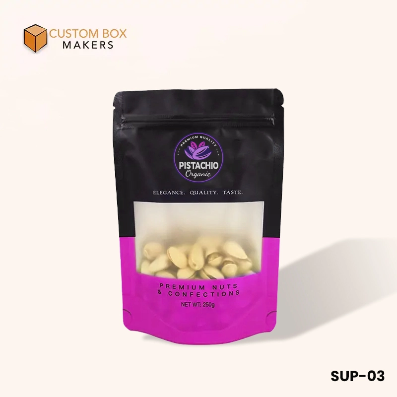 standup pouch with window