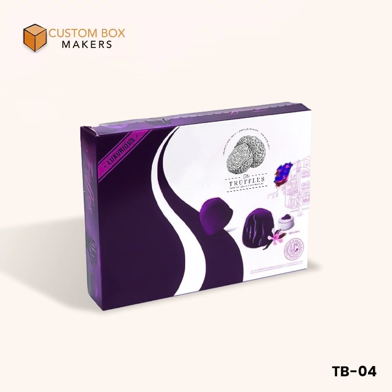 truffle box with logo