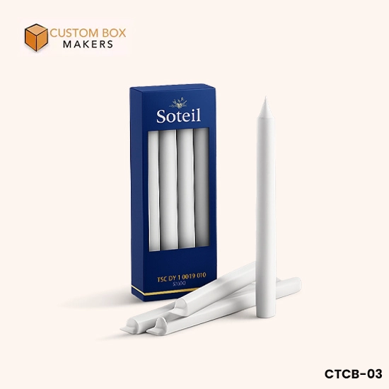 Custom Taper Candle Box With Window