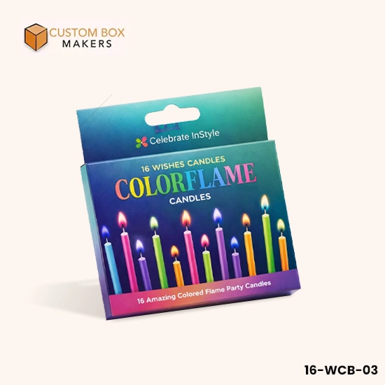 16 candle box with logo