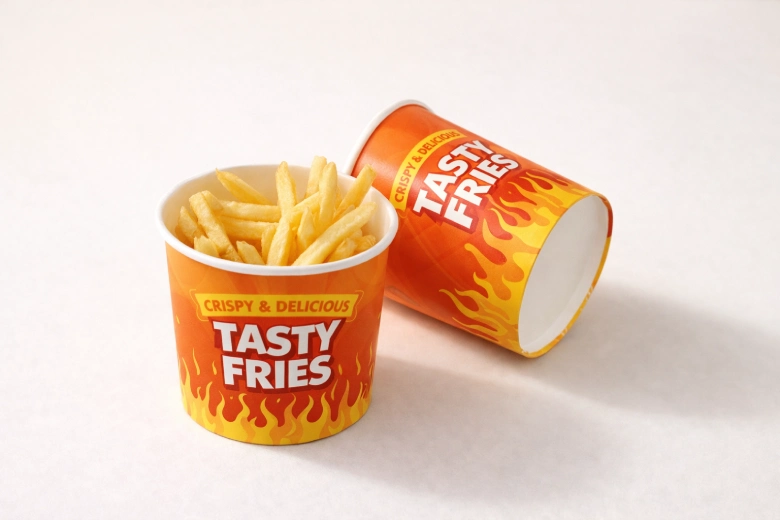 Custom French Fries Bucket & Cups