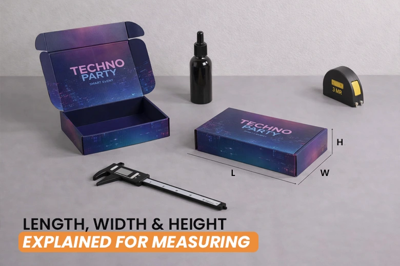 LxHxW For Measuring Box Dimensions