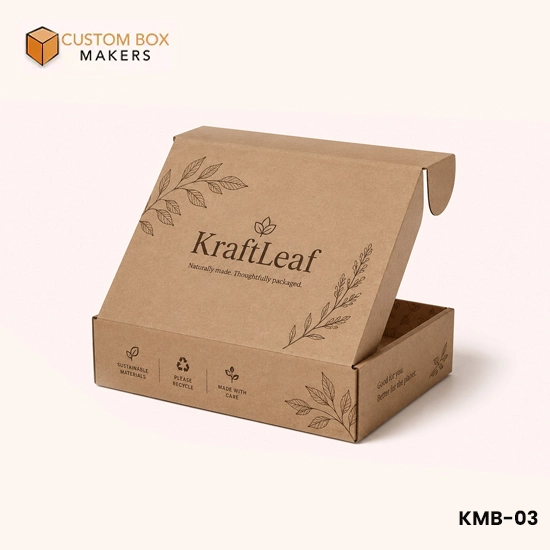 Kraft-Mailer-Box with logo