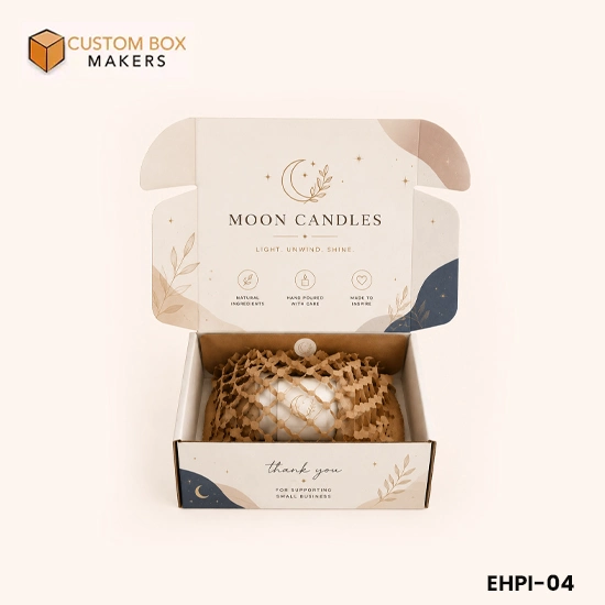 Mailer Boxes with Expandable-Honeycomb-Packaging-Insert