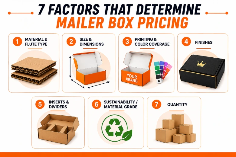 7 Factors That Determine Mailer Box Pricing