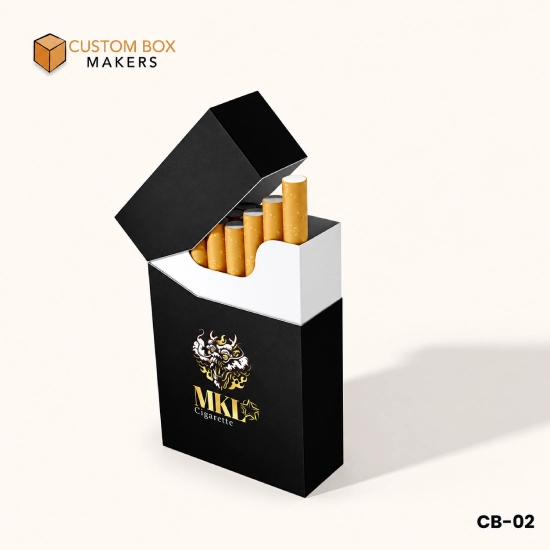printed cigarette box